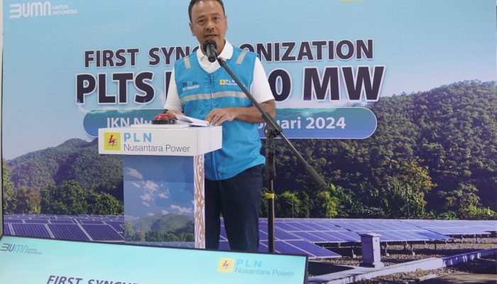 PLN Nusantara Power Sukses Sambungkan PLTS IKN ke Jaringan Transmisi