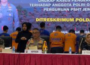 Polda Jatim Tetapkan 13 Anggota PSHT Jember Sebagai Tersangka Penghasutan dan Kekerasan Terhadap Polri