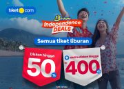 Rayakan Ulang Tahun ke-13, tiket.com Ajak Masyarakat Bebas Berkelana dengan Semangat Kemerdekaan