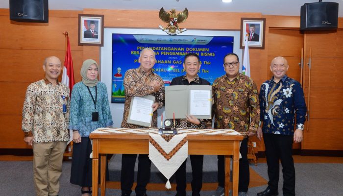 PGN dan Krakatau Steel Jalin Kerja Sama Pengembangan Infrastruktur Gas Bumi di Kawasan Pelabuhan