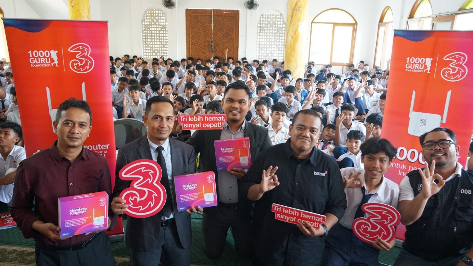 Internt Roter Indosat Ooredoo Hutchison Salurkan 1.000 Router Internet untuk Sekolah ...