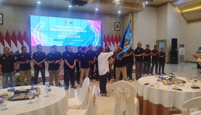 Pengurus PWI Jember Resmi Dikukuhkan, Siap Dorong Jurnalisme Profesional dan Bersinergi dengan Pemerintah