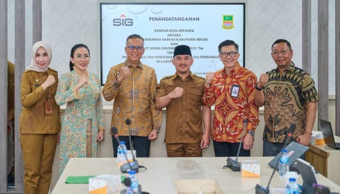 SIG Dukung Pembangunan Berkelanjutan Kabupaten Bekasi Melalui Kesepakatan Bersama Pemkab