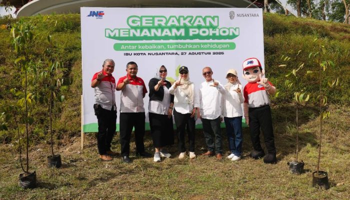 JNE Buka Sales Counter IKN Dukung Logistik dan Ekonomi Lokal Nusantara