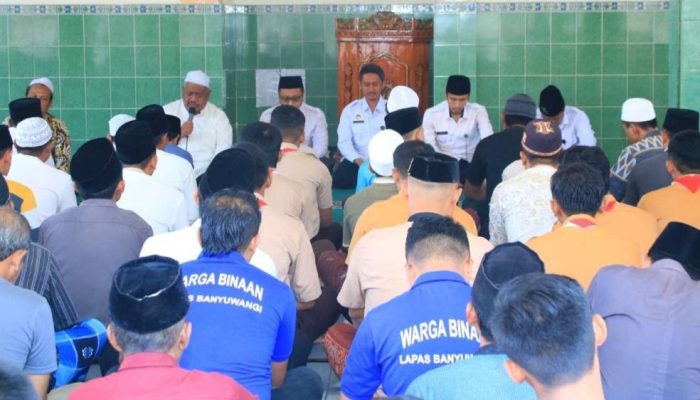 Doa Lintas Agama Lapas Banyuwangi: Petugas dan Warga Binaan Bersatu