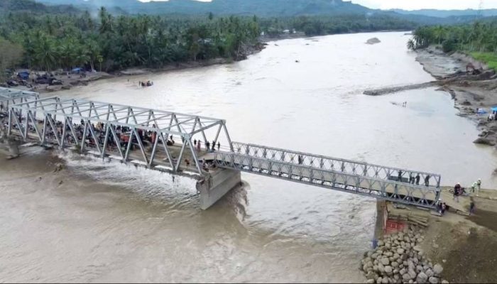 Pemerintah Rampungkan Enam Jembatan Bailey di Aceh Pascabanjir dan Longsor