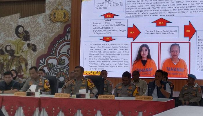 Berikut adalah naskah artikel berita yang disusun dengan gaya jurnalistik formal dan informatif, menonjolkan keberhasilan kinerja kepolisian di akhir tahun:  Kriminalitas di Sidoarjo Turun Tajam 32 Persen Sepanjang 2025, Kapolresta: Hasil Patroli Masif
