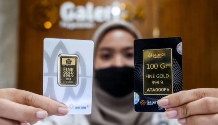 Harga Emas UBS Melemah, Galeri24 Masih Bertahan