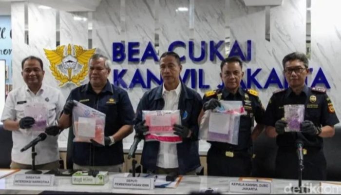 BNN dan Bea Cukai Gagalkan Penyelundupan 4.080 Butir Ekstasi Asal Luxembourg