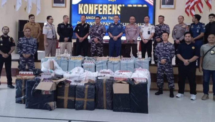 Hampir 600 Ribu Batang Rokok Ilegal Disita di Pelabuhan Lembar, Diduga Dikirim dari Surabaya