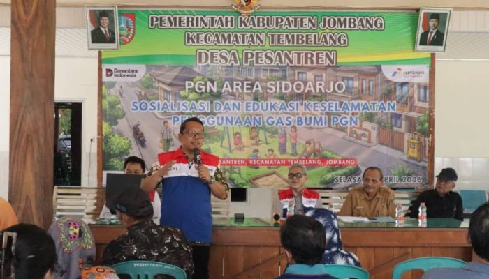 PGN Jamin Keamanan Gas Bumi, Edukasi Warga Tembelang Jombang