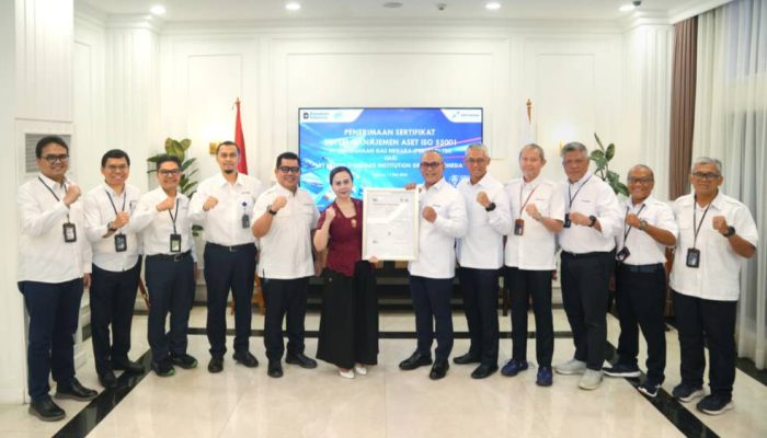 Sertifikasi ISO 55001 Jadi Bukti Komitmen PGN Kelola Infrastruktur Gas Berstandar Internasional