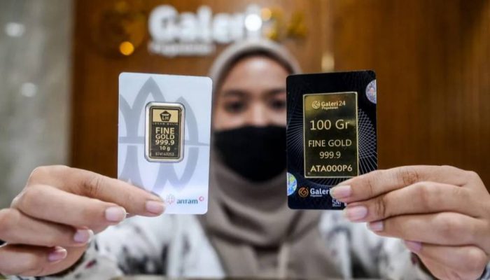 Harga Emas Batangan Pegadaian Turun Tipis, Berikut Daftar Lengkapnya