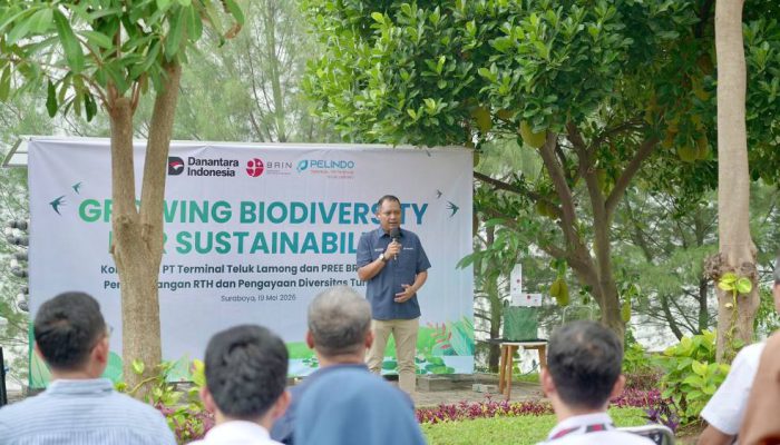 Terminal Teluk Lamong Terima Pala Jawa Langka, Perkuat Kawasan Hijau Pelabuhan