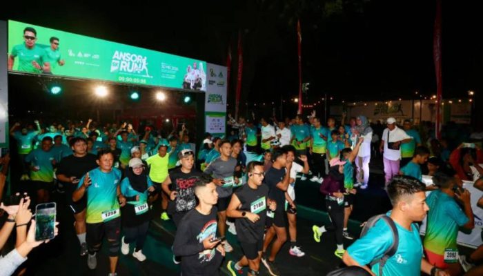 700 Pelari Meriahkan Ansor Night Fun Run 5K Banyuwangi, Napak Tilas Sejarah GP Ansor