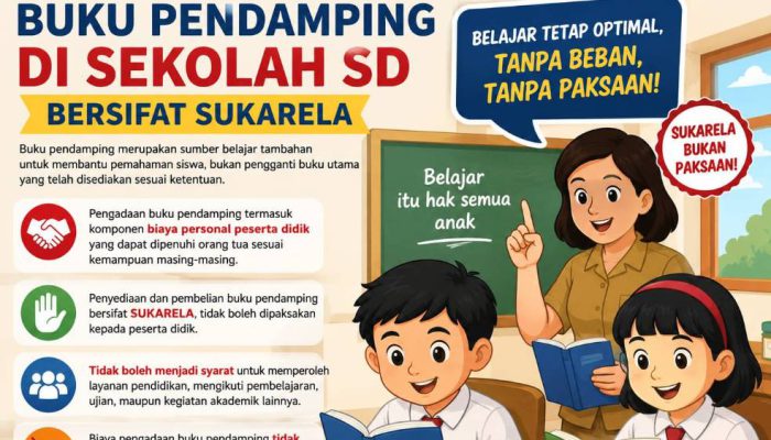 Hak Pendidikan Harus Tetap Sama, Meski Siswa Tidak Membeli Buku Pendamping