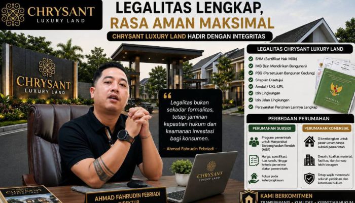 Pasar Properti Lamongan Menggeliat, PT Bangkit Sentosa Abadi Ingatkan Pentingnya Legalitas Hunian