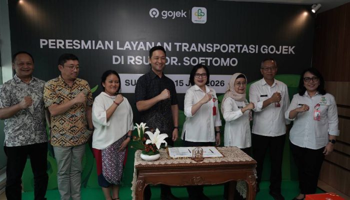 Gojek Hadirkan Layanan GoCar di RSUD Dr. Soetomo, Permudah Akses Transportasi Pasien dan Pengunjung