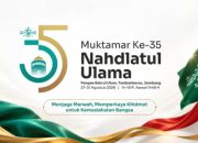 Logo Muktamar Ke-35 NU Karya Alumnus Ponpes Langitan Resmi Dipilih PBNU