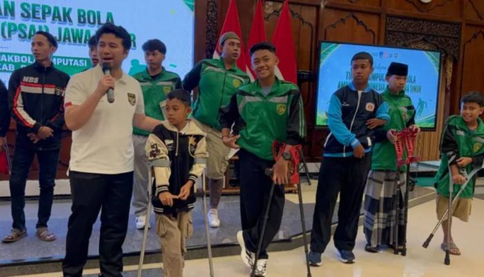 Wagub Emil Lepas Lima Tim Jatim Berlaga di Kompetisi Nasional Sepak Bola Amputasi 2026