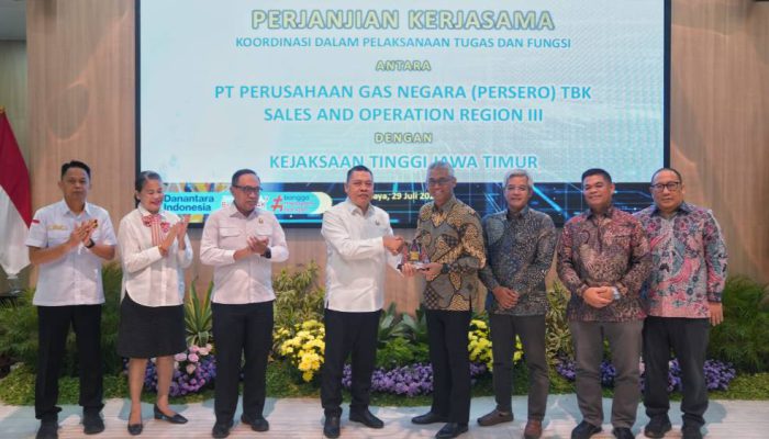 Kejati Jatim-PGN Teken MoU, Perkuat Tata Kelola dan Kepastian Hukum Infrastruktur Gas Bumi