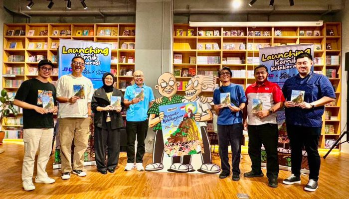 JNE-GRasindo Rilis Komik Pengantar Kebahagiaan, Kurir Jadi Tokoh Utama