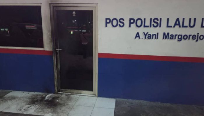 Pos Polisi Margorejo Jadi Sasaran Lemparan Molotov oleh OTK