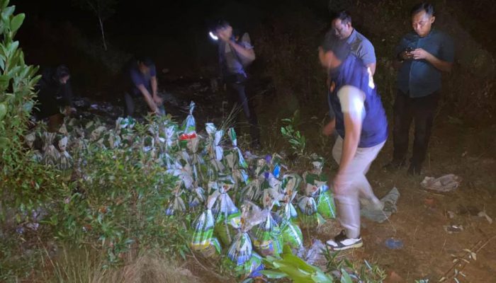 Polda Babel dan Satlap Tricakti Gagalkan Penyelundupan 1,6 Ton Timah Ilegal di Belitung
