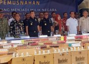Bea Cukai Jember Musnahkan 7,4 Juta Rokok Ilegal, Potensi Kerugian Negara Rp7,2 Miliar