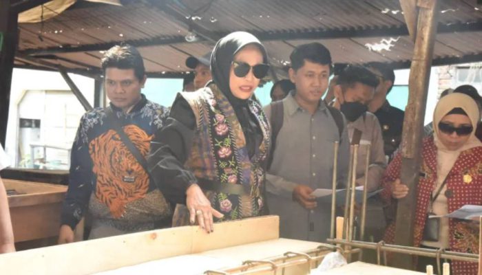Mimik Idayana Temukan Proyek Pasar Taman Sidoarjo Molor, Kontraktor Terancam Diputus Kontrak