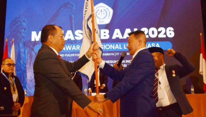 Resmi Pimpin DPP AAI, Tjandra Sridjaja Tekankan Penguatan Kompetensi Advokat