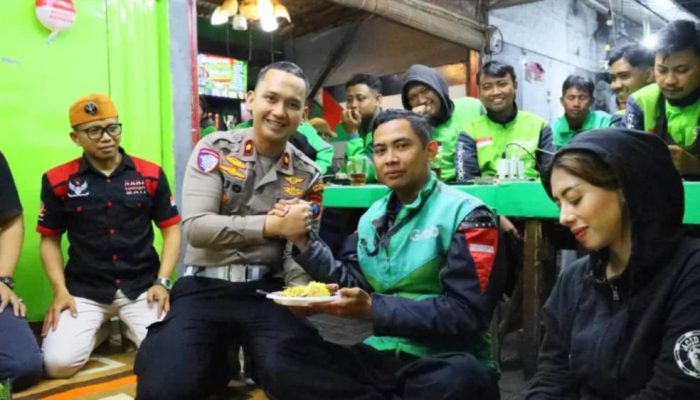 HUT Lalu Lintas Bhayangkara 2026, Satlantas Malang Kota Perkuat Sinergi dengan Komunitas Ojol