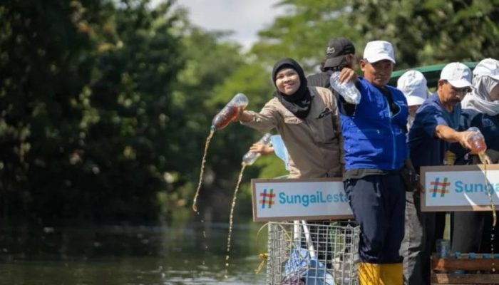 3,12 Ton Sampah Diangkut dari Kali Tebu, Momentum Hari Sungai Sedunia 2026