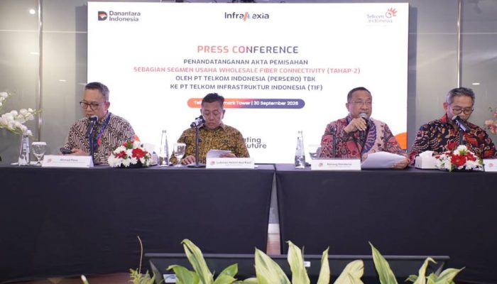 Telkom Alihkan Lebih dari 90 Persen Aset Infrastruktur ke InfraNexia