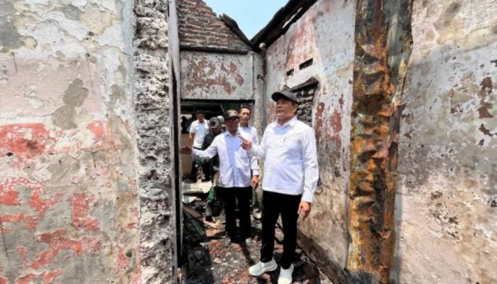 Pemkab Sidoarjo Turun Tangan, Rumah Korban Kebakaran di Sukodono Segera Diperbaiki