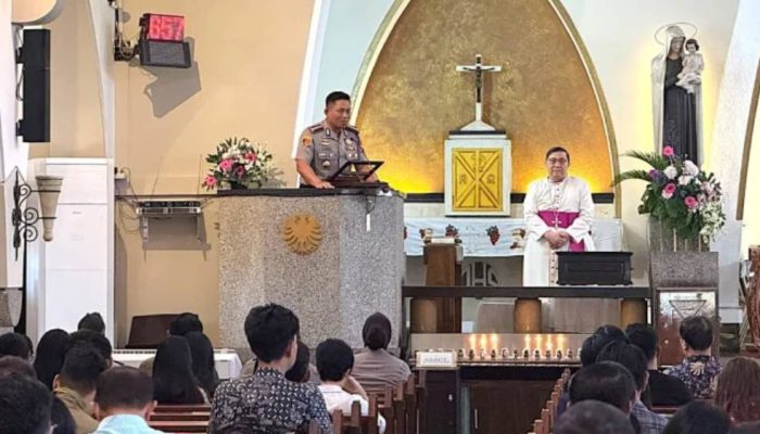 Polresta Malang Kota Perkuat Toleransi dan Keamanan Lewat Program Minggu Kasih